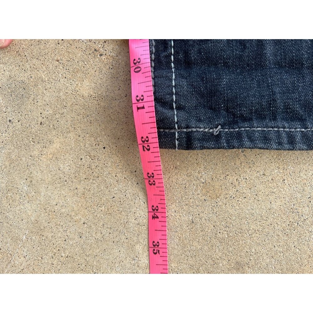 Vintage Basic Code Black Distressed Baggy Hip Hop… - image 6